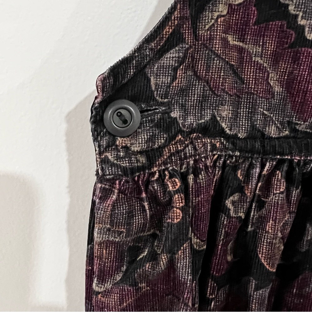 Woodward Vintage Black Floral Tapestry Sleeveless Dress Women’s Sz 6 - Picture 5 of 10
